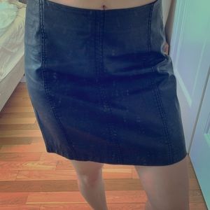 Free people pleather skirt